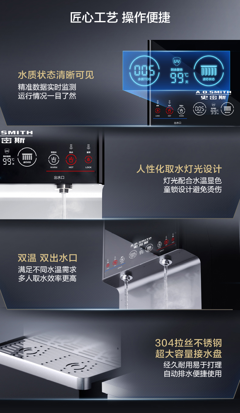 A.O.史密斯商用净水黑金刚系列BZR1000-T801 详情图 15