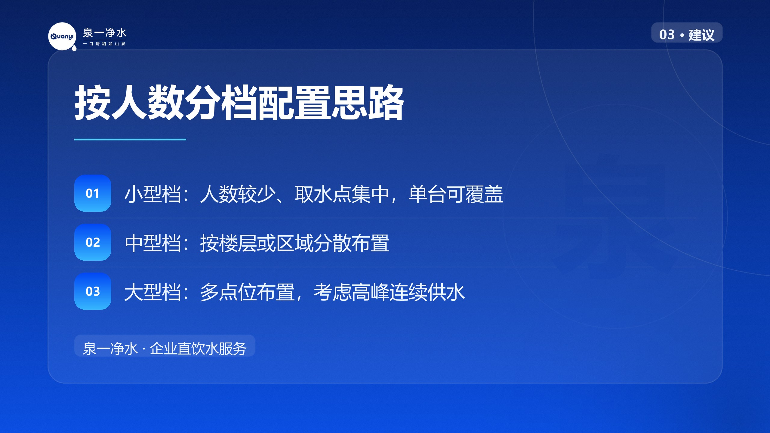 按人数分档配置思路